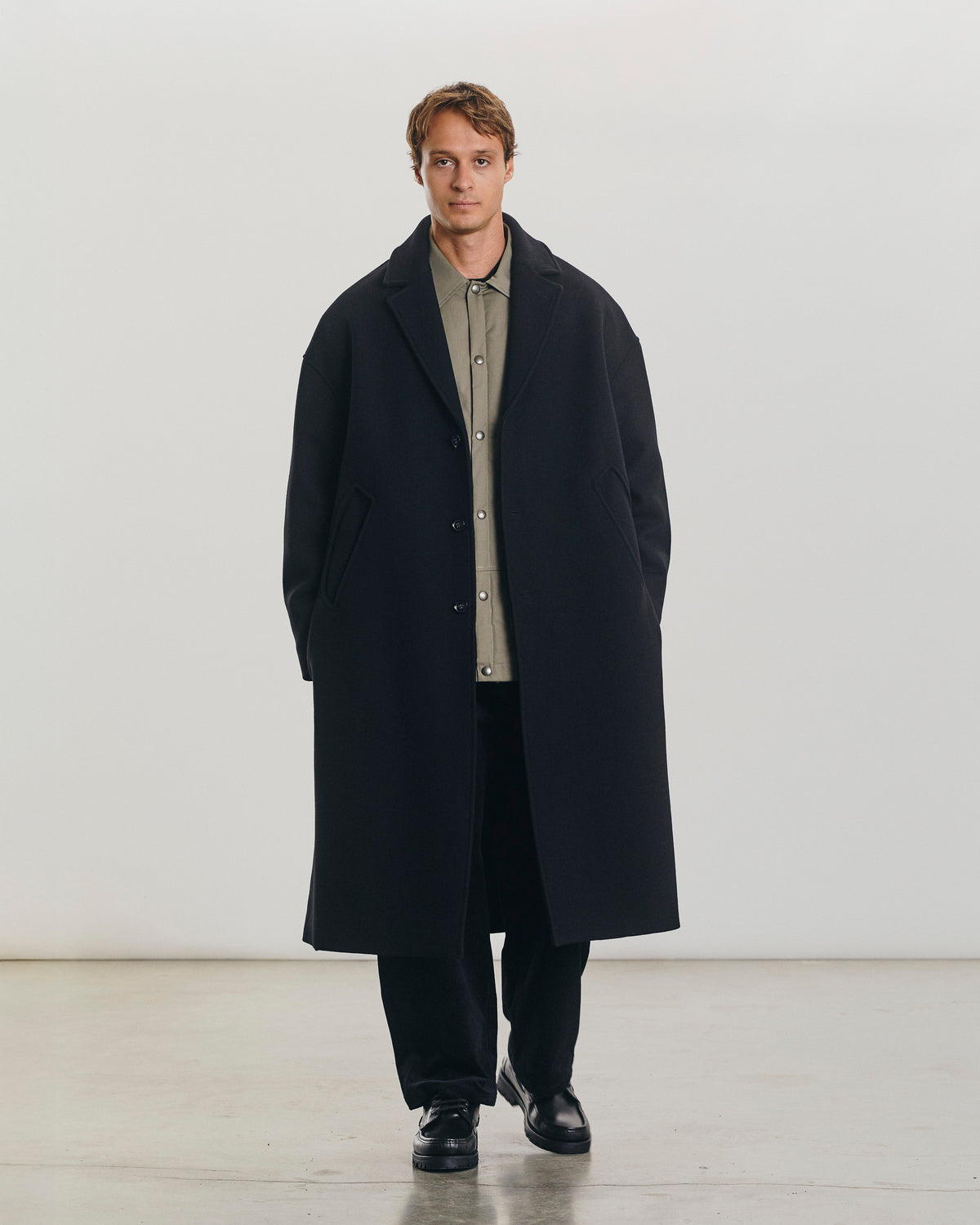 Coat Fenté 125 - Black - AW25 - COLTESSE