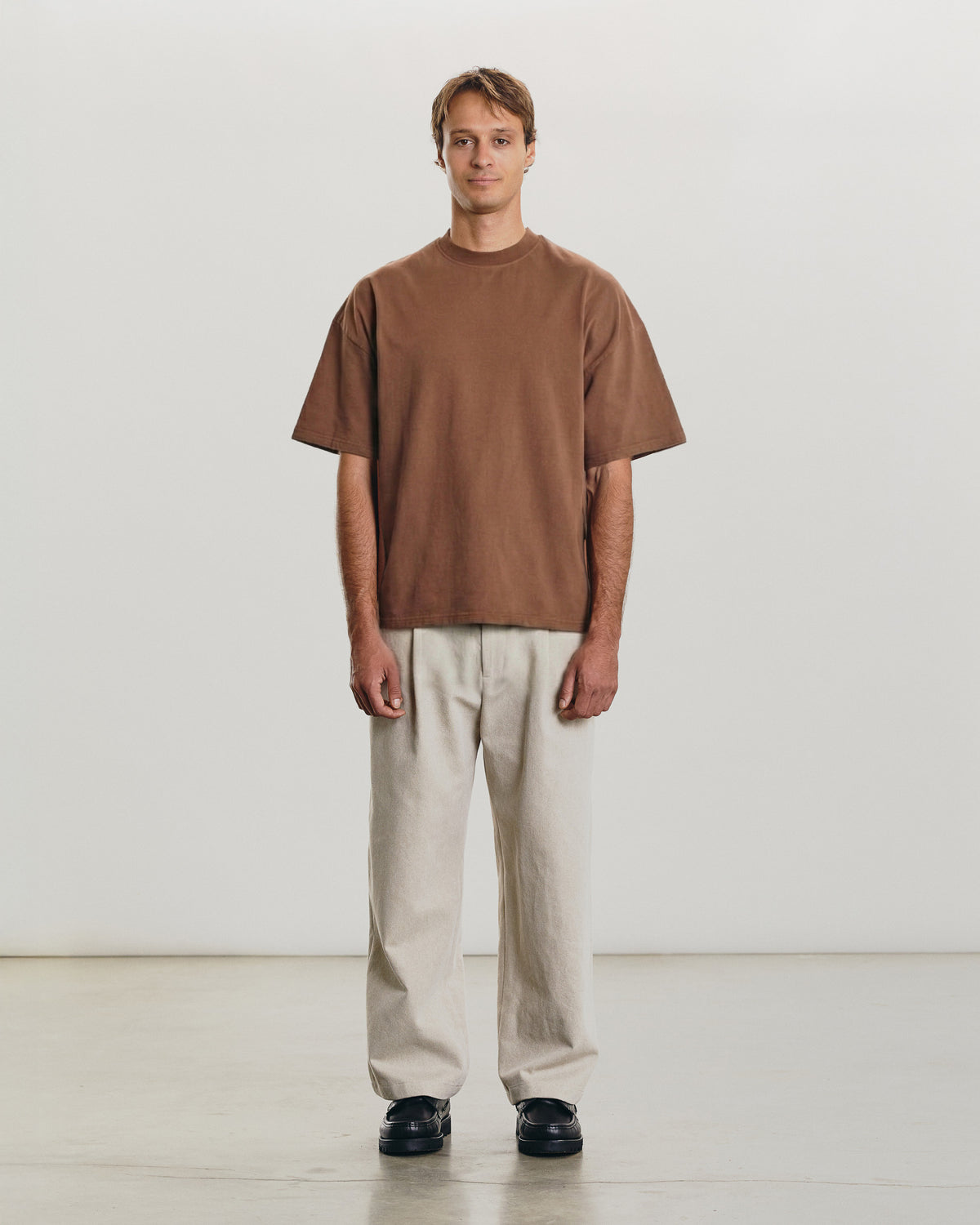 T-shirt ample - Marron - COLTESSE - T-shirt