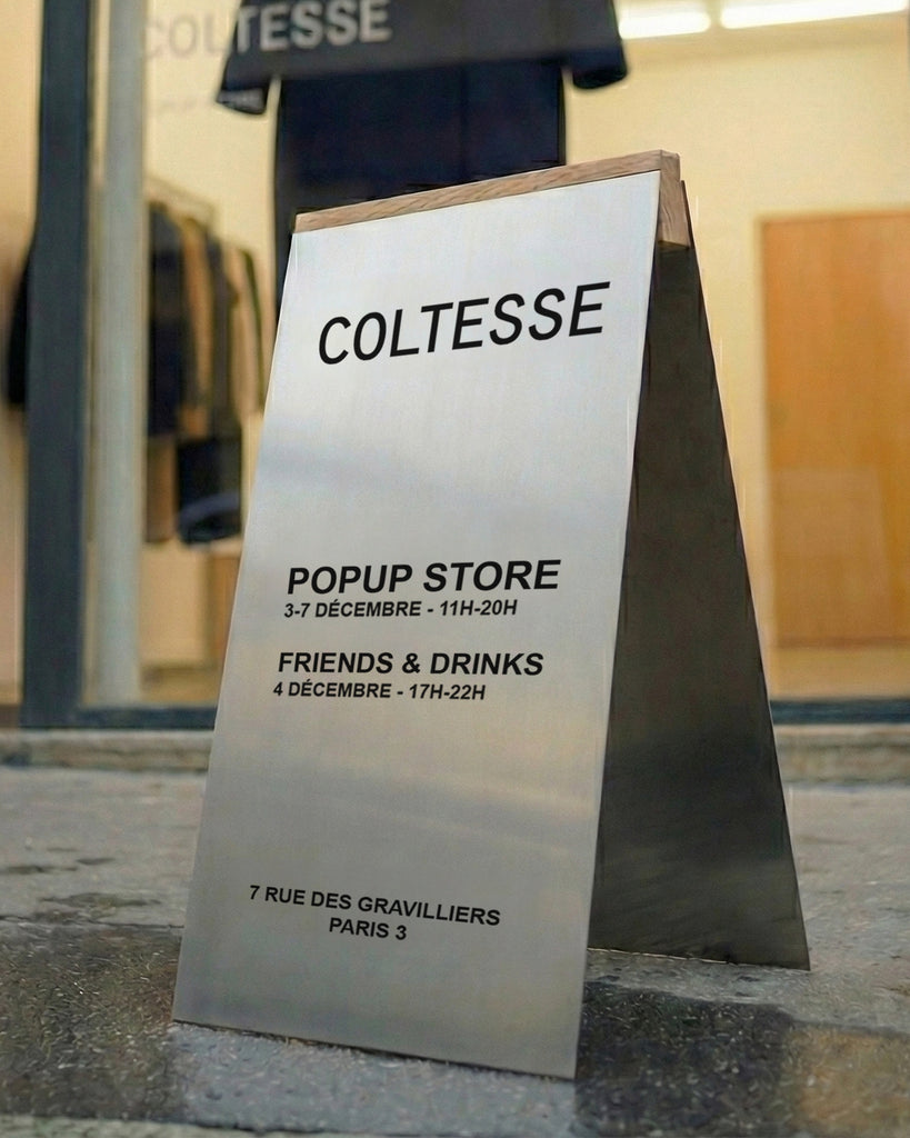 Coltesse - Popup store in Paris - December 3-7 2025