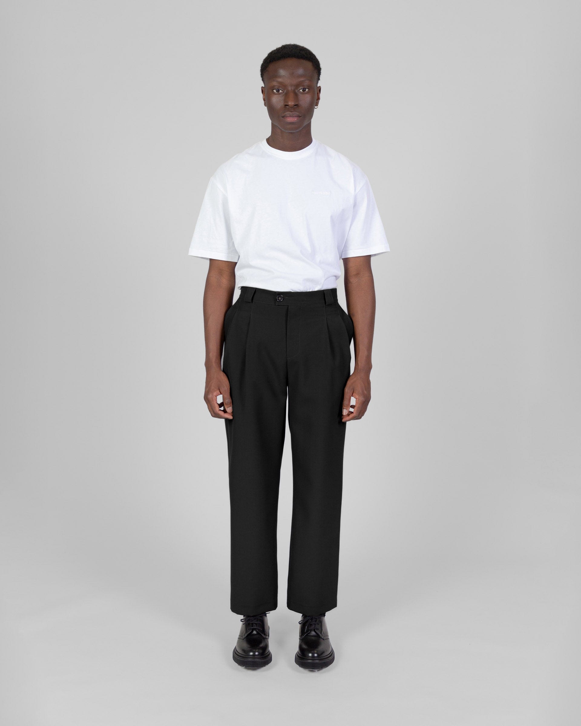 Pants Two Pleats - Black – COLTESSE